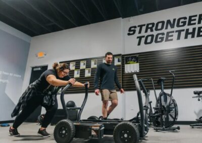 Woman doing exercise